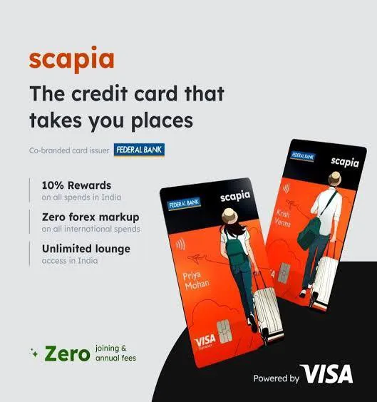 Federal Bank Scapia Credit Card – Travel in Style, Earn Rewards