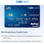 Sbi SimplySave Credit Card