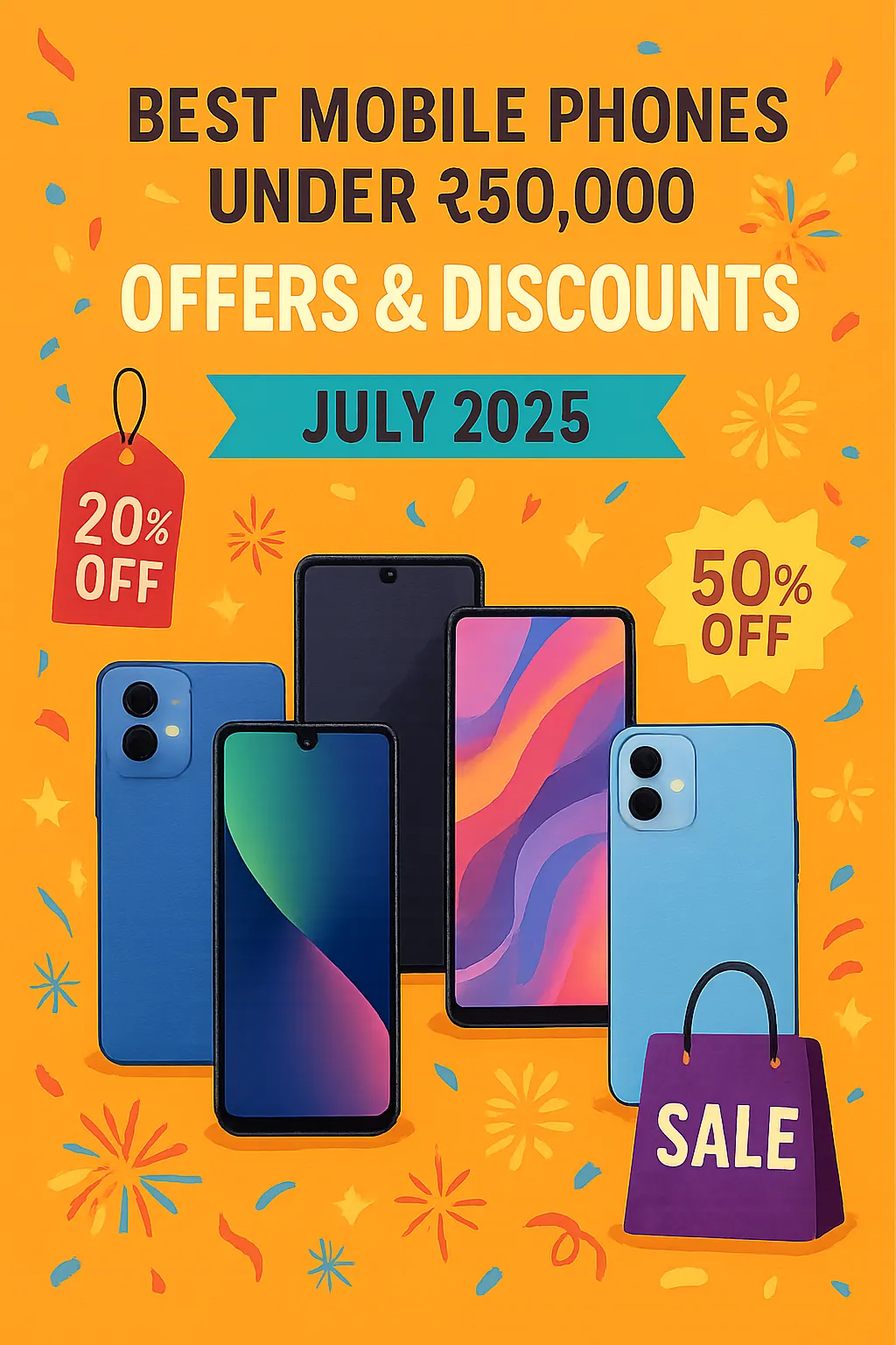 Best Mobile Phones Under ₹50,000 With Jaw-Dropping Offers & Discounts (July 2025)