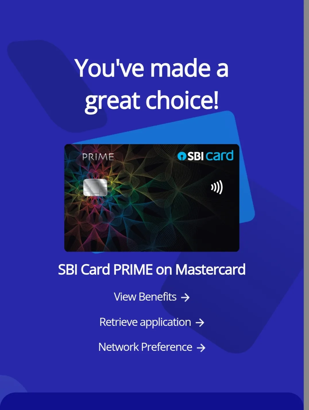 SBI Prime Credit Card