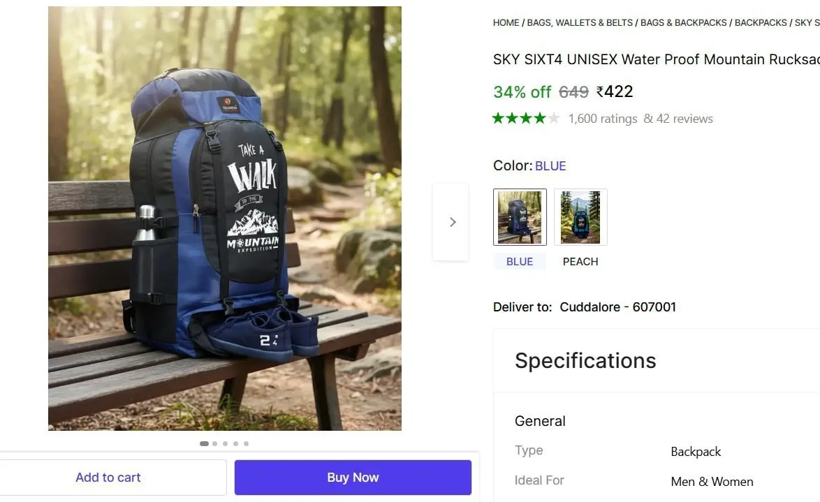 🔥  grab Hiking Backpack Deal: Insane 70% OFF Today Only!