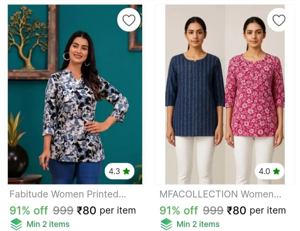 🔥grab ₹80 Women Deal: Insane 70% OFF Today Only!